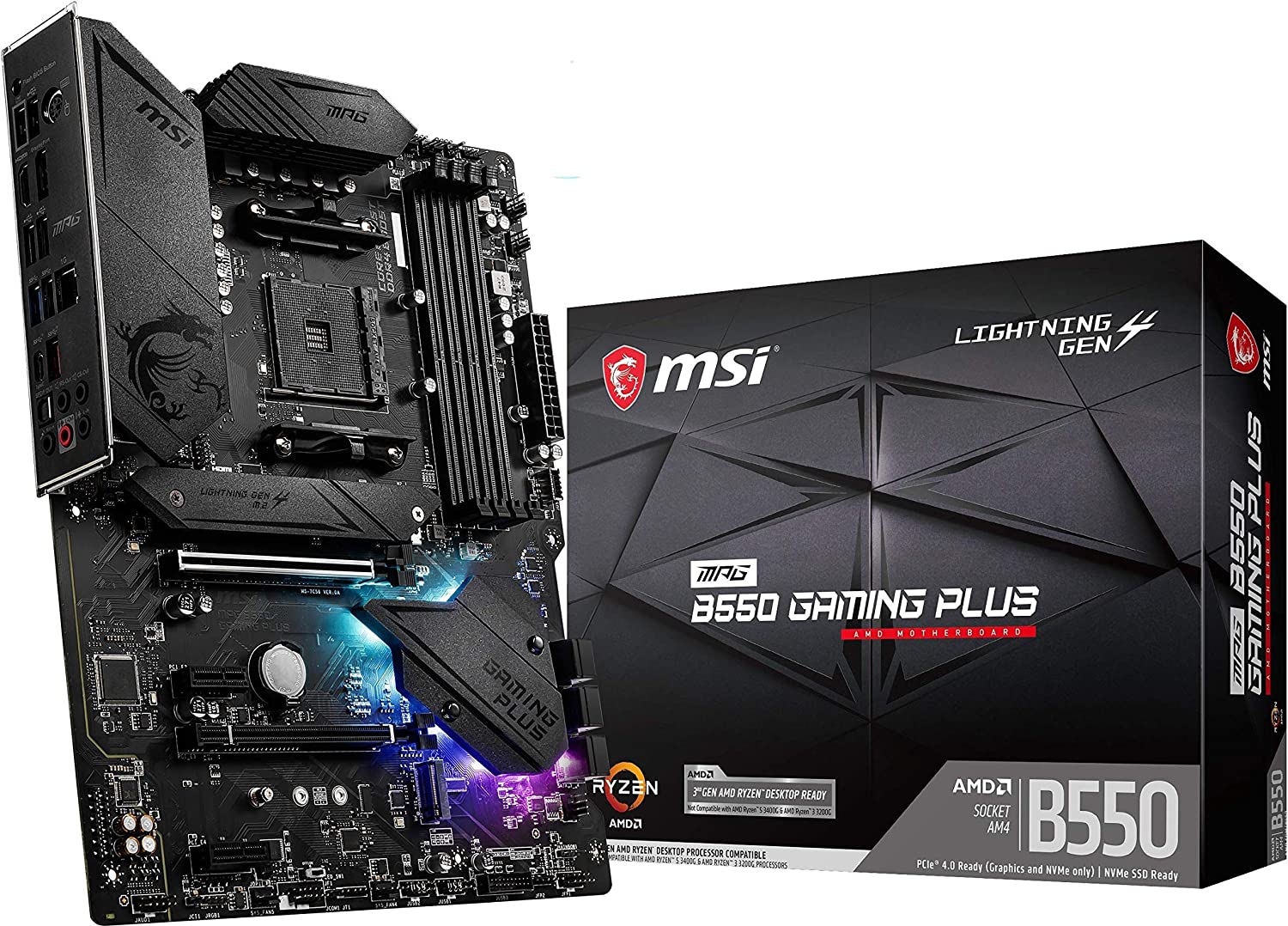 MSI MPG B550 GAMING PLUS: A Symphony of Performance, Design, and Future-Ready Connectivity