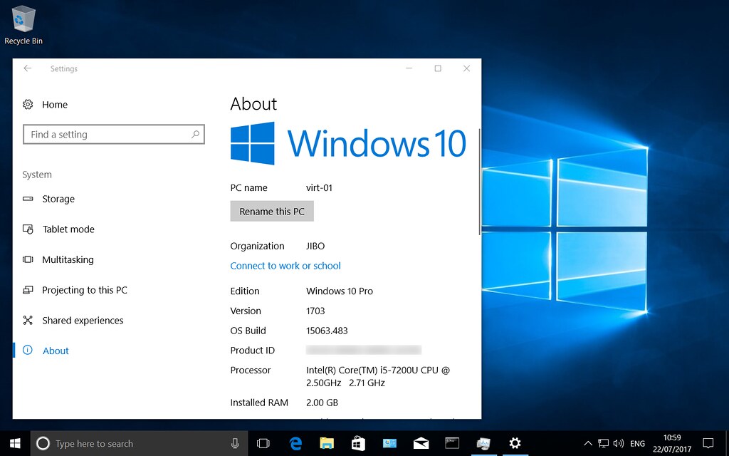 About windows 10